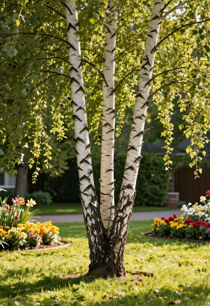 15 Small Trees for Your Front Yard That Will Make Neighbors Envious! 69 15 Small Trees for Your Front Yard That Will Make Neighbors Envious! - 15. Silver Birch (Betula pendula) 1