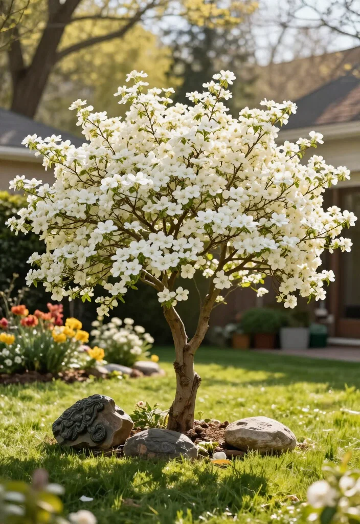 15 Small Trees for Your Front Yard That Will Make Neighbors Envious! 3 15 Small Trees for Your Front Yard That Will Make Neighbors Envious! - 2. Flowering Dogwood (Cornus florida) 1