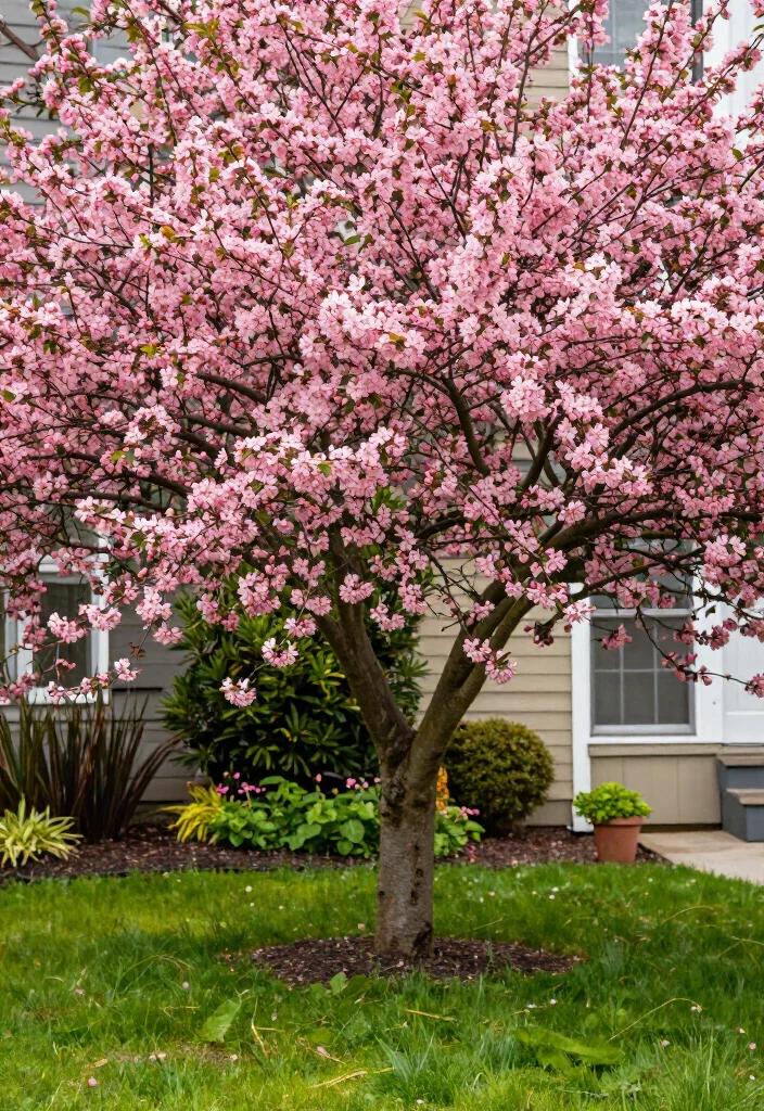 15 Small Trees for Your Front Yard That Will Make Neighbors Envious! 21 15 Small Trees for Your Front Yard That Will Make Neighbors Envious! - 8. Crabapple (Malus spp.) 1