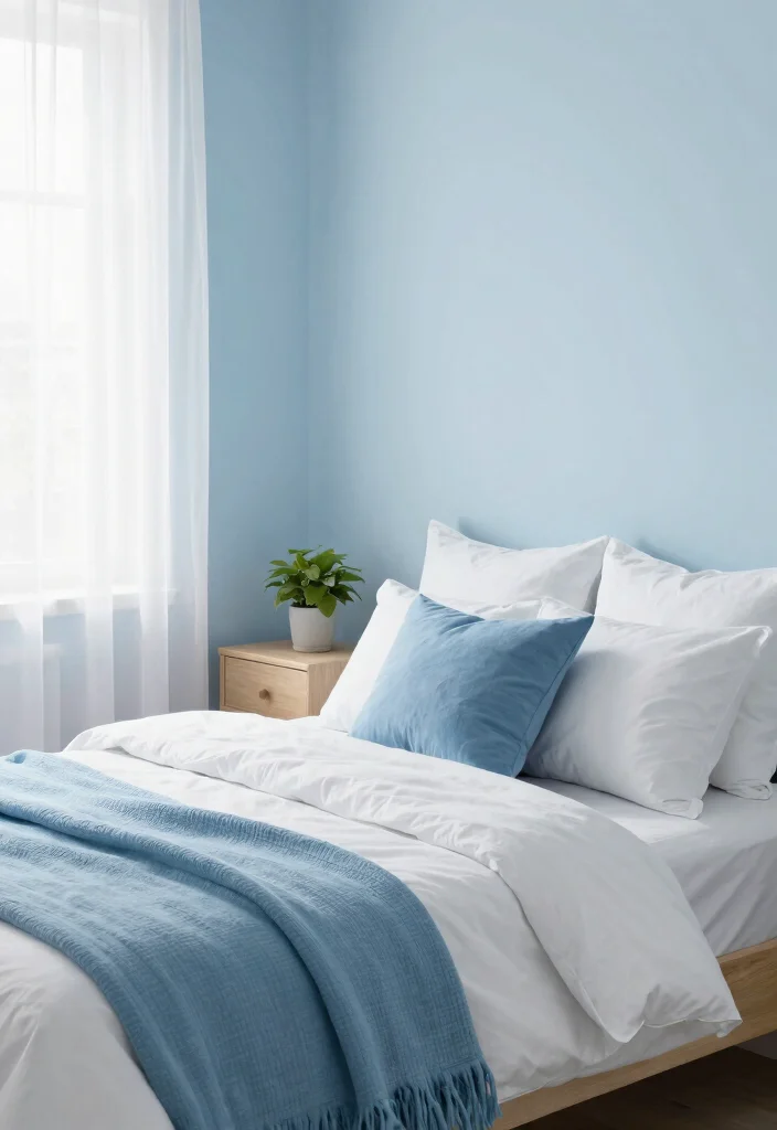 15 Stunning Bedroom Color Choices That'll Transform Your Space (You Won't Believe #7!) - 1. Calming Blue 1