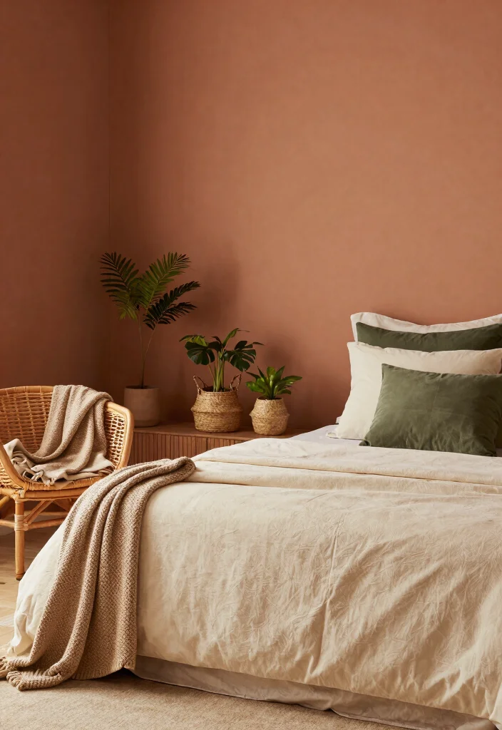 15 Stunning Bedroom Color Choices That'll Transform Your Space (You Won't Believe #7!) - 2. Cozy Earth Tones 1