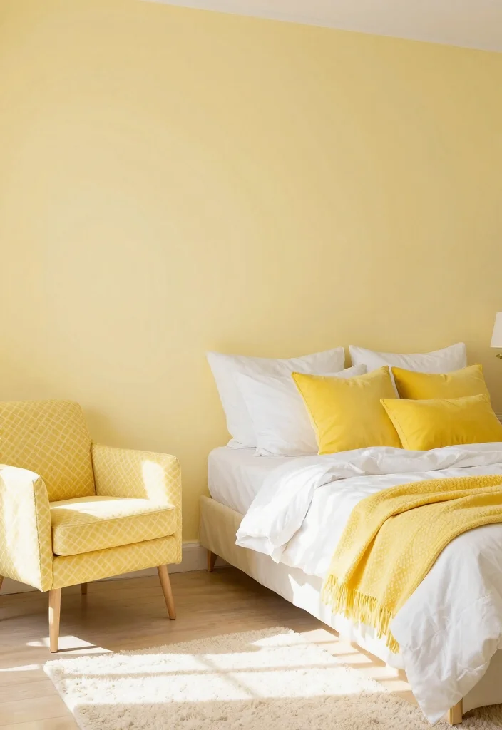 15 Stunning Bedroom Color Choices That'll Transform Your Space (You Won't Believe #7!) - 3. Invigorating Yellow 1