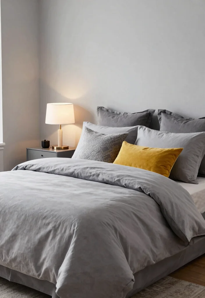 15 Stunning Bedroom Color Choices That'll Transform Your Space (You Won't Believe #7!) - 4. Elegant Gray 1