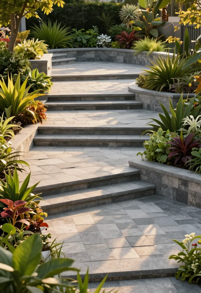 15 Stunning Paver Patios That'll Transform Your Backyard into a Dream Oasis! - 11. Multi-Level Paver Patios 1