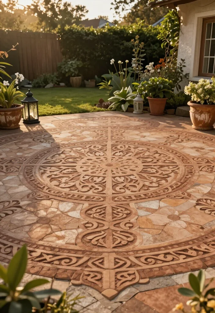 15 Stunning Paver Patios That'll Transform Your Backyard into a Dream Oasis! - 12. Vintage Inspired Paver Patios 1