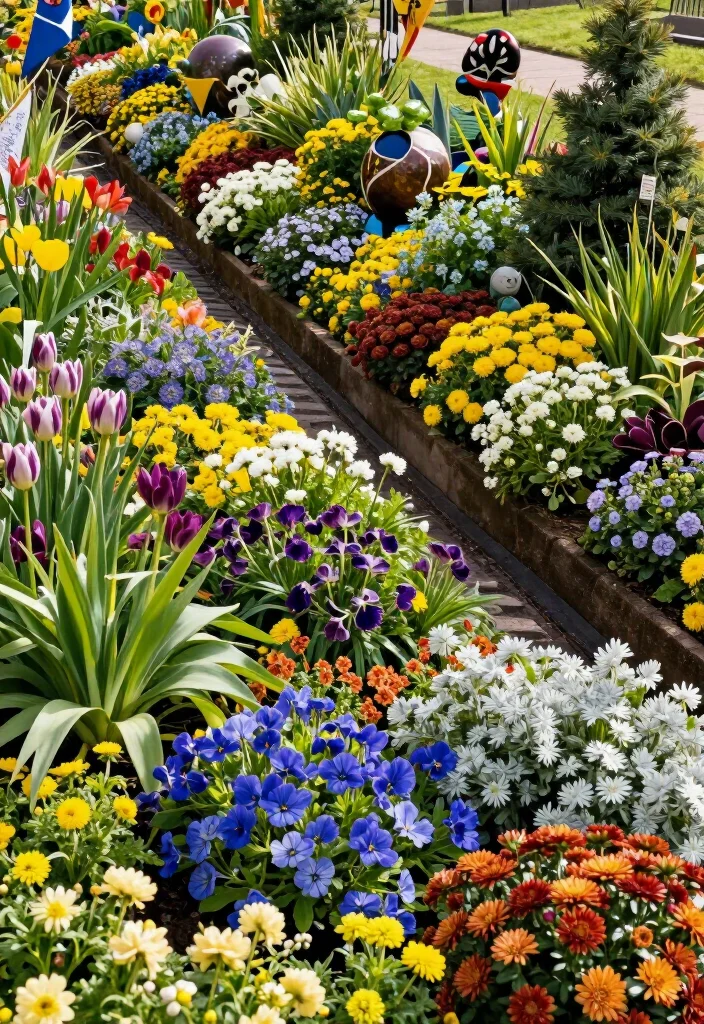 17 Stunning Drainage Ditch Landscaping Ideas That Will Transform Your Yard (You Won't Believe #5!) 36 17 Stunning Drainage Ditch Landscaping Ideas That Will Transform Your Yard (You Won't Believe #5!) - 14. Seasonal Displays 1