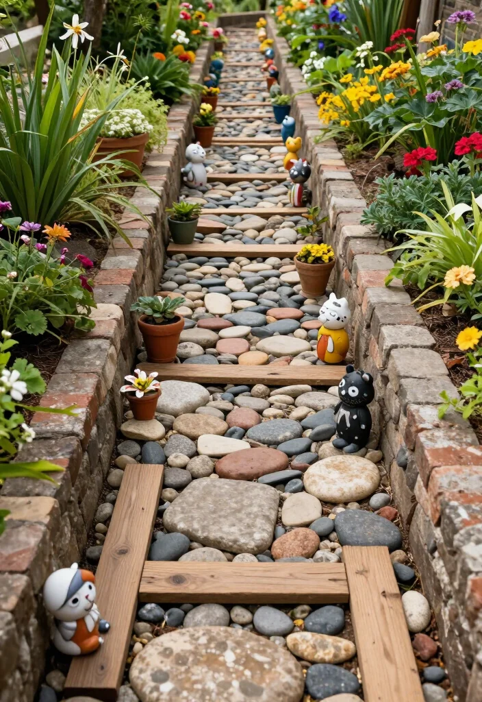 17 Stunning Drainage Ditch Landscaping Ideas That Will Transform Your Yard (You Won't Believe #5!) 20 17 Stunning Drainage Ditch Landscaping Ideas That Will Transform Your Yard (You Won't Believe #5!) - 8. Artistic Pathways 1