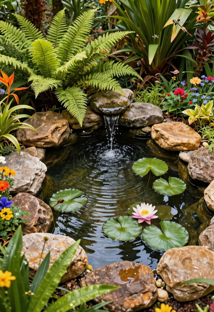 15 Stunning No Grass Jungle Landscaping Ideas for Eco-Friendly Homes! 3 Transform Your Space: 15 No Grass Jungle Landscaping Ideas for Eco-Friendly Homes! - 2. Water Features to Attract Wildlife 1