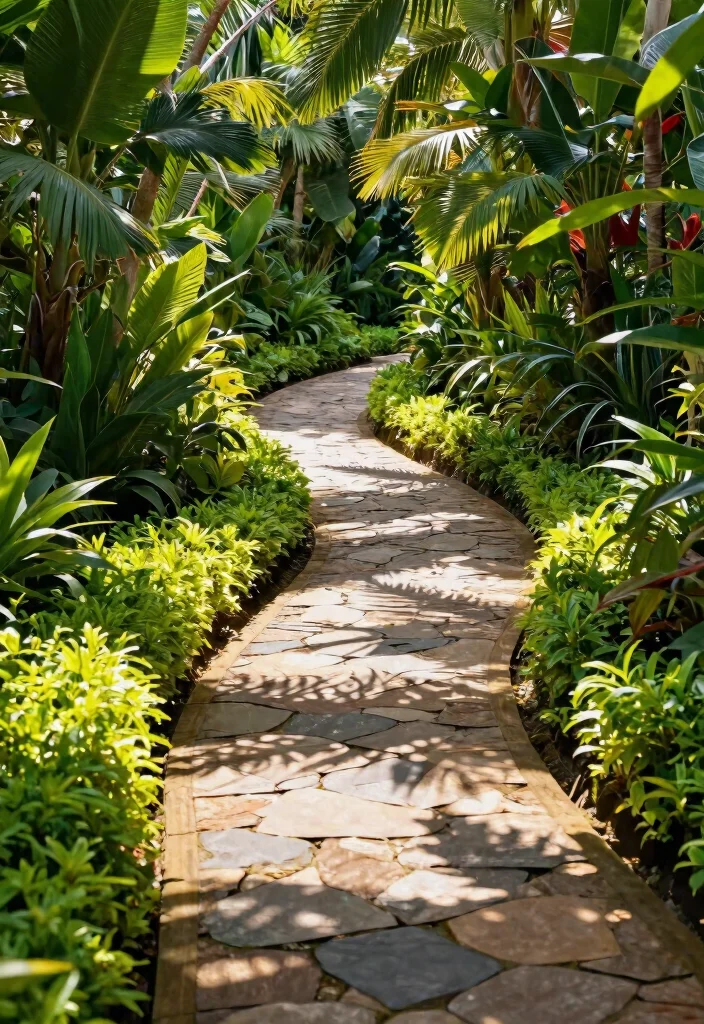 15 Stunning No Grass Jungle Landscaping Ideas for Eco-Friendly Homes! 14 Transform Your Space: 15 No Grass Jungle Landscaping Ideas for Eco-Friendly Homes! - 3. Eco-Friendly Pathways 1