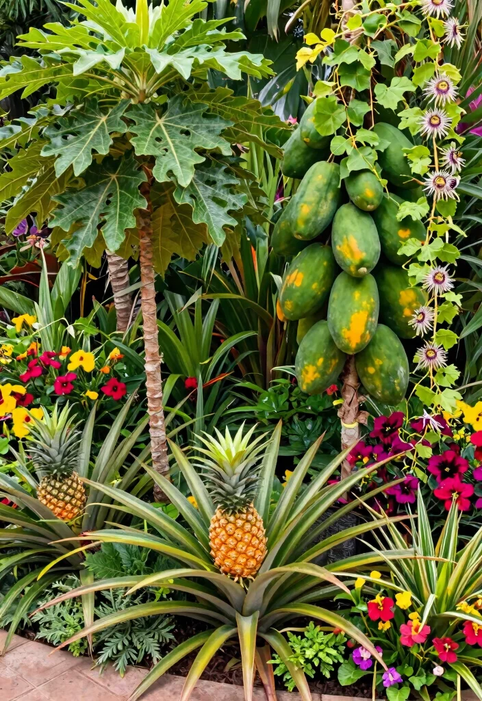 15 Stunning No Grass Jungle Landscaping Ideas for Eco-Friendly Homes! 15 Transform Your Space: 15 No Grass Jungle Landscaping Ideas for Eco-Friendly Homes! - 4. Edible Jungle Plants 1