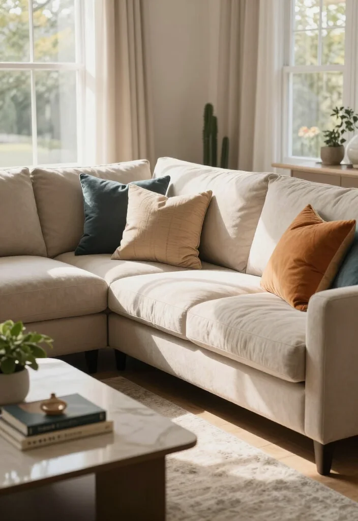 11 Best Sofas For Back Support and Buying Guide - 2. Plush and Comfy: The Sectional Sofa 1