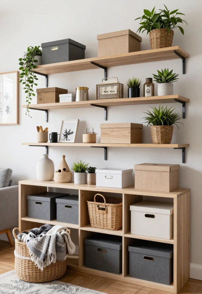 11 Home Upgrades Under $100 That Will Transform Your Space Instantly! - 6. Chic Storage Solutions 1