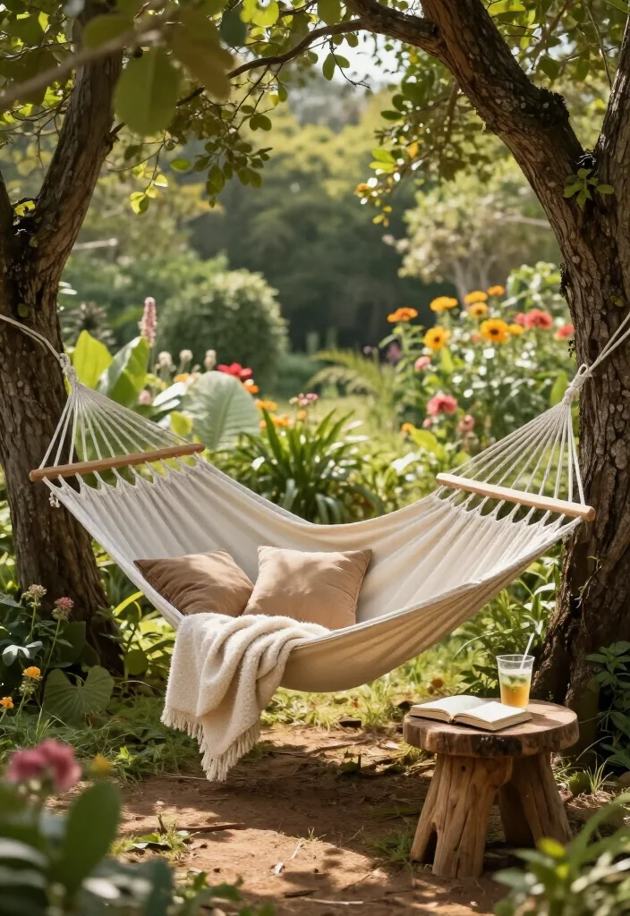 17 Rustic Backyard Ideas That'll Transform Your Outdoor Living Space (You Won't Believe #5!) - 17. Relaxing Hammock Spaces 1