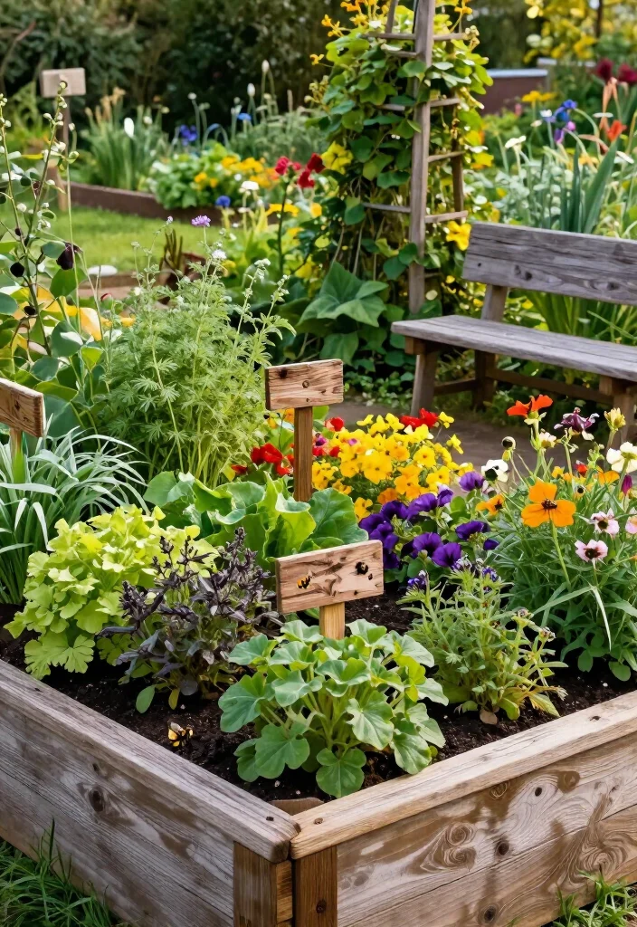 17 Rustic Backyard Ideas That'll Transform Your Outdoor Living Space (You Won't Believe #5!) - 7. Herb and Vegetable Garden 1