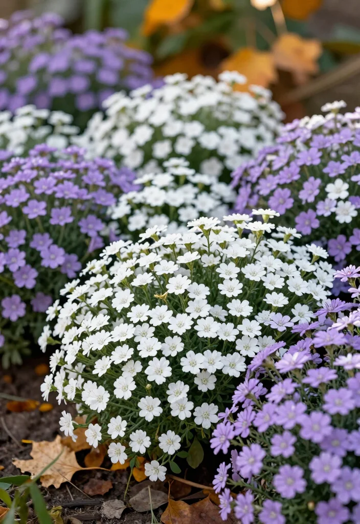 20 Stunning Autumn Flowers That Will Brighten Your Garden This Fall! 73 20 Stunning Autumn Flowers That Will Brighten Your Garden This Fall! - 19. Sweet Alyssum 1