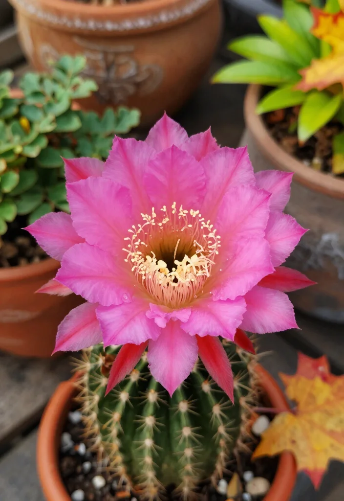 20 Stunning Autumn Flowers That Will Brighten Your Garden This Fall! 74 20 Stunning Autumn Flowers That Will Brighten Your Garden This Fall! - 20. Fall Blooming Cactus 1