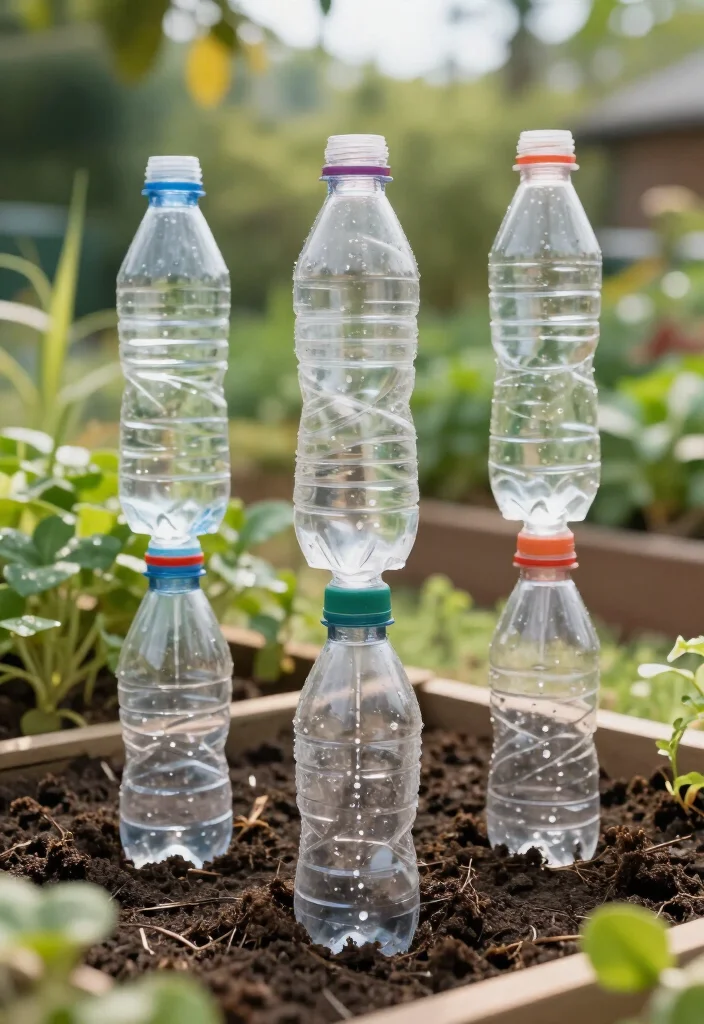 21 Plastic Bottle Vertical Garden Ideas You Can Start Today (You'll Be Amazed by #5!) - 4. DIY Watering System 1