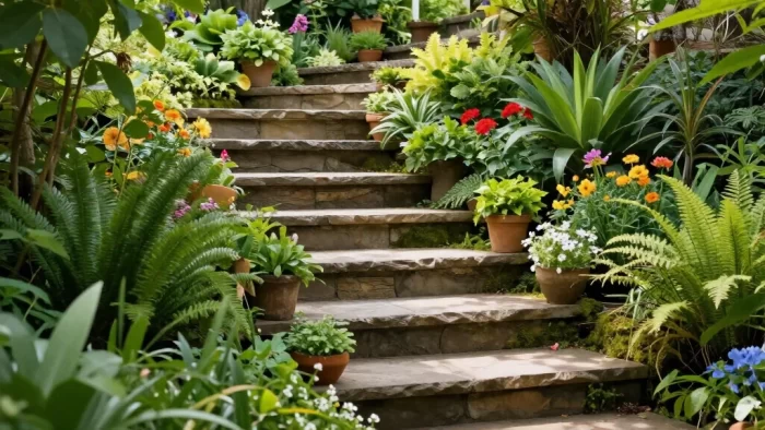 Elevate Your Landscape: 19 Creative Garden Stairs Ideas You Must See!