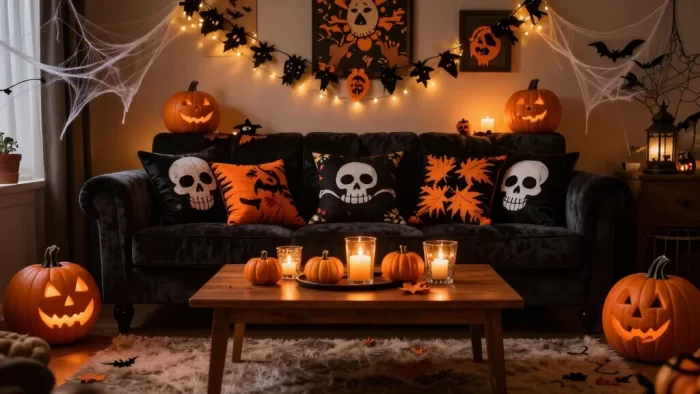 Get Ready for Spooks: 17 Halloween Living Room Ideas You’ll Wish You Knew Sooner!