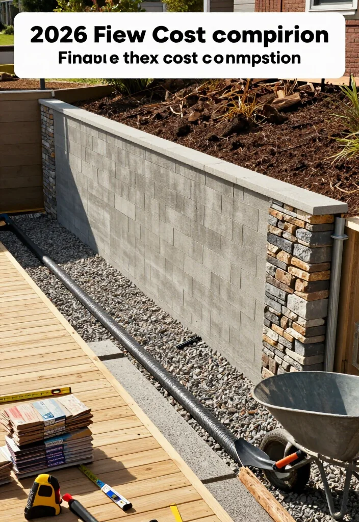 10 Retaining Wall Cost Comparisons for 2026: Block, Concrete, Stone or Timber—which One Costs Less? - 12. Smart Ways to Trim the 2026 Retaining Wall Cost 1