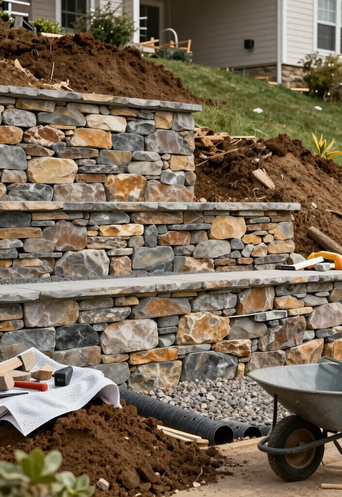 10 Retaining Wall Cost Comparisons for 2026: Block, Concrete, Stone or Timber—which One Costs Less? - 4. Stone Wall Cost: Beautiful, Natural, and Usually the Priciest 1