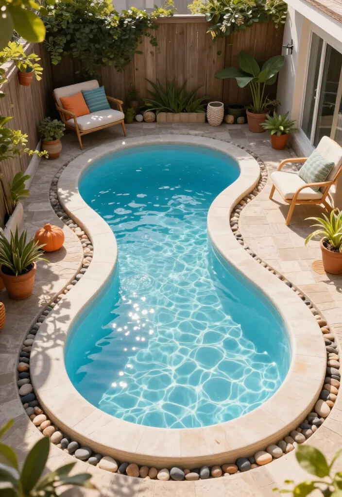 11 Affordable Backyard Lazy River Pool Ideas That'll Make You Want to Dive Right In! 35 11 Affordable Backyard Lazy River Pool Ideas That'll Make You Want to Dive Right In! - 4. Miniature Lazy River 1