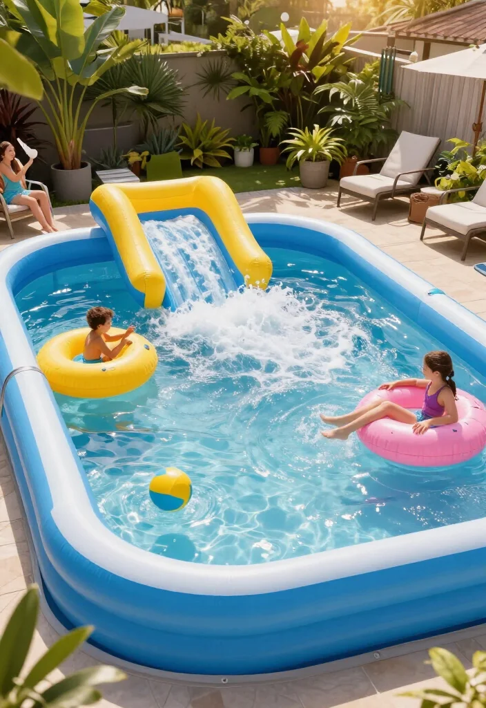 11 Affordable Backyard Lazy River Pool Ideas That'll Make You Want to Dive Right In! 36 11 Affordable Backyard Lazy River Pool Ideas That'll Make You Want to Dive Right In! - 5. Lazy River with Wave Pool Feature 1