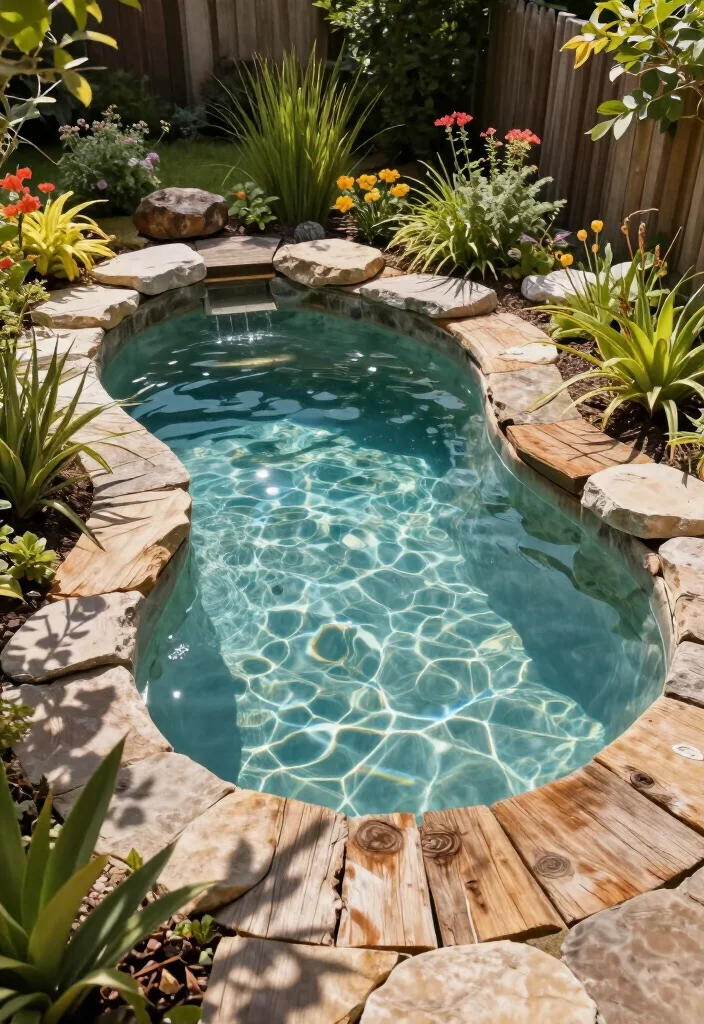 11 Affordable Backyard Lazy River Pool Ideas That'll Make You Want to Dive Right In! 61 11 Affordable Backyard Lazy River Pool Ideas That'll Make You Want to Dive Right In! - 8. Eco-Friendly Lazy River Pool 1