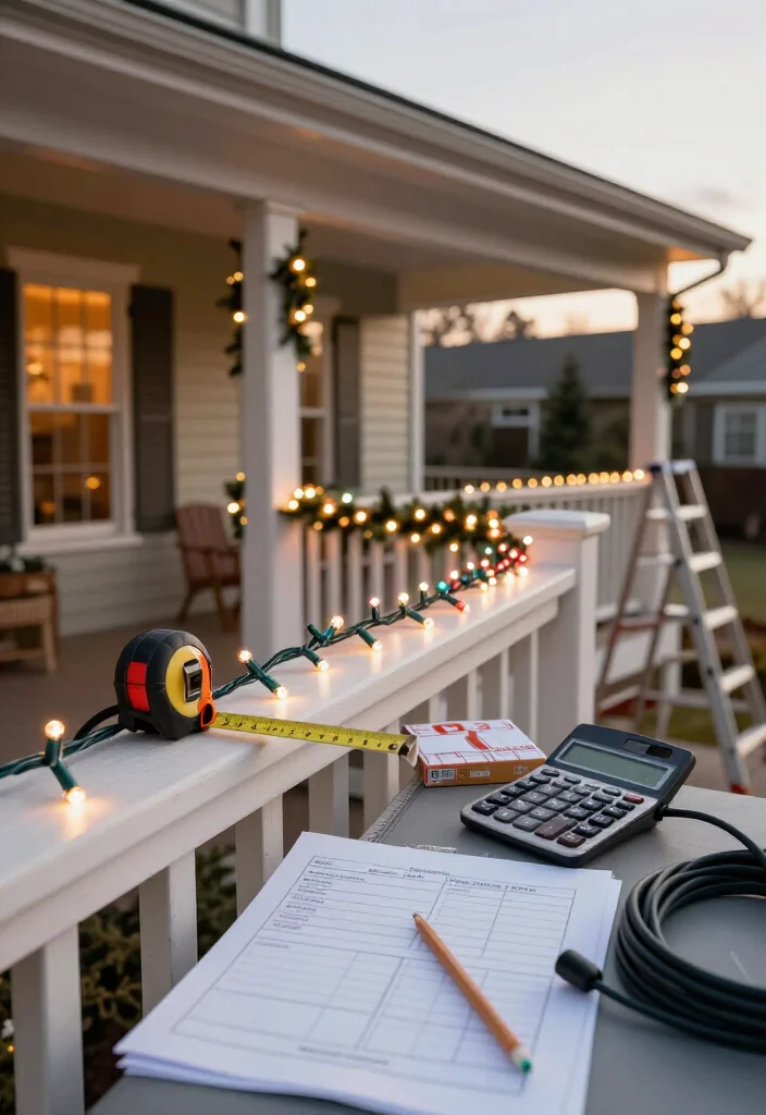 11 Best Christmas Light Calculator: How Many Feet You Need, Cost & Safety Guide - 1. Start With a Simple Surface-by-Surface Christmas Light Calculator 1