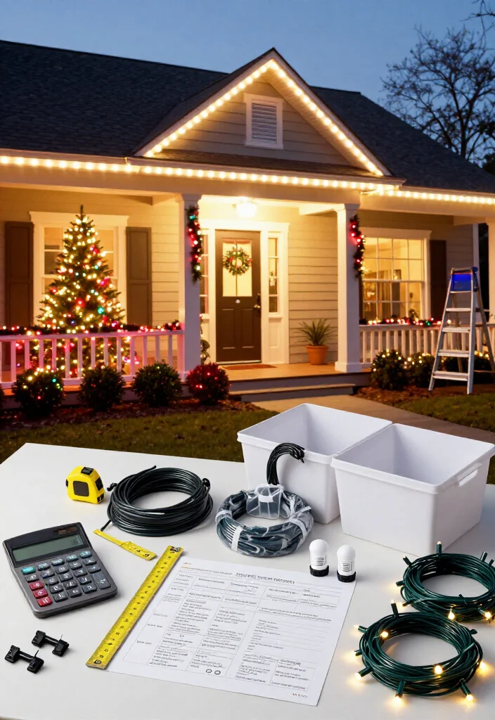 11 Best Christmas Light Calculator: How Many Feet You Need, Cost & Safety Guide - 11. Finish With a Whole-Home Buying List and Decorating Plan 1
