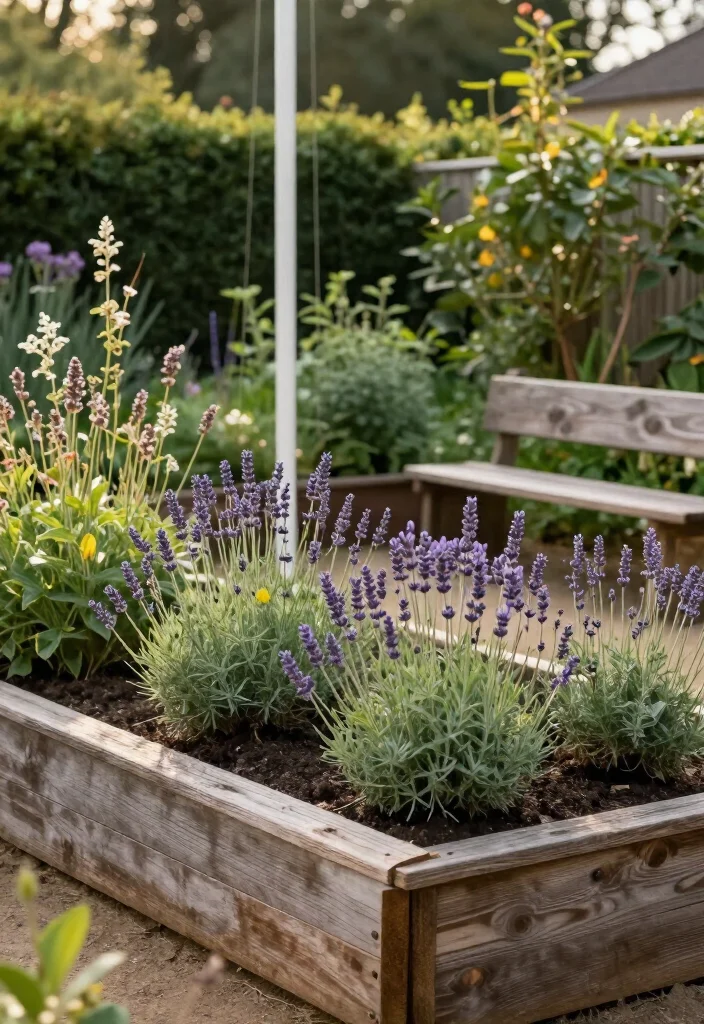 11 Jaw-Dropping Flagpole Gardening Ideas You Need to See Now! - 2. Rustic Elegance with Wooden Elements 1