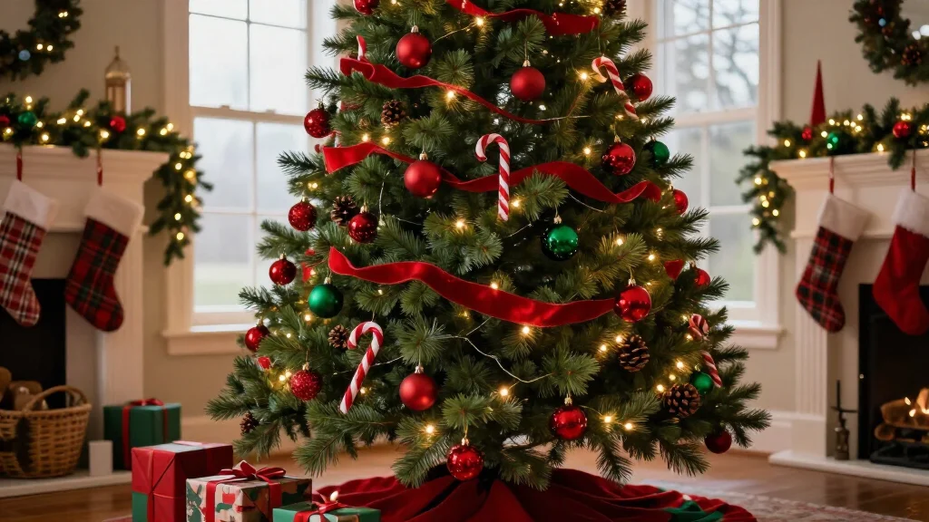 11 Red and Green Christmas Tree Ideas That’ll Make Your Home Feel Like a Holiday Movie (You’ll Want to Copy #7!)