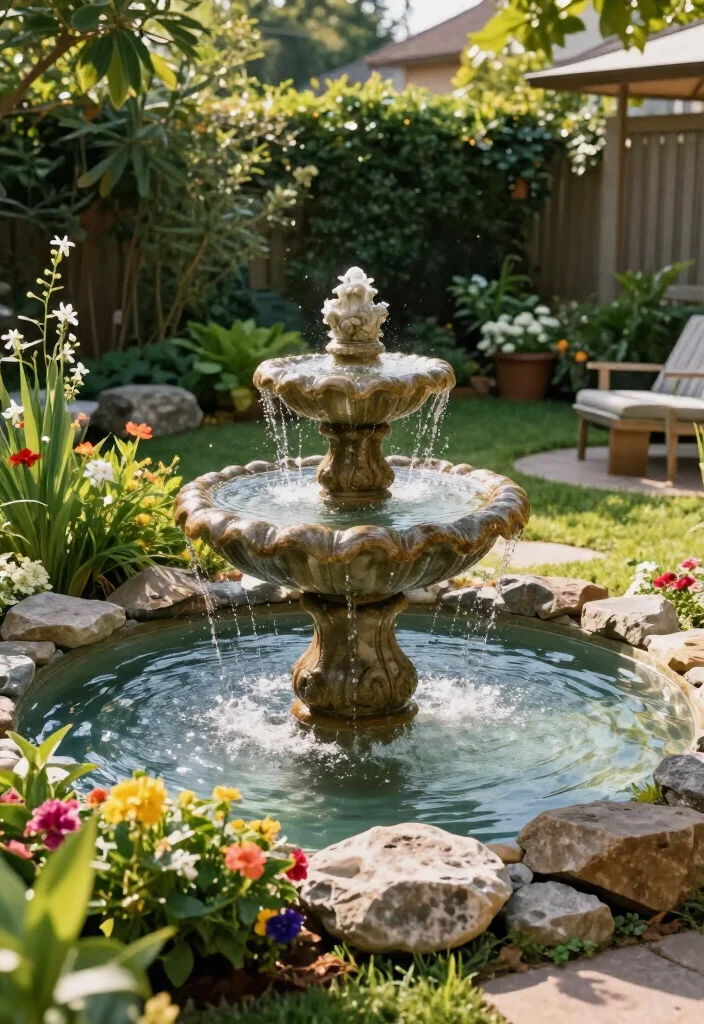 11 Weekend Backyard Projects That'll Transform Your Outdoor Space Into a Paradise! - 7. Install a Water Feature 1