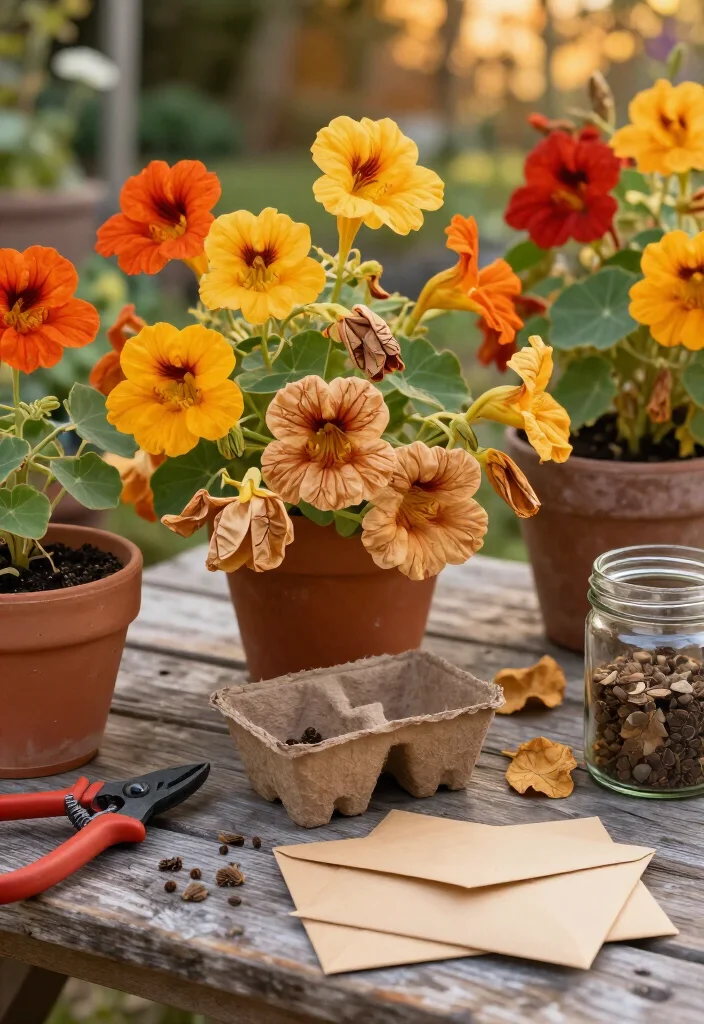 12 Flower Seeds to Collect Before September Ends (Save These Now for a Gorgeous Spring Garden!) - 6. Nasturtium Seeds: Pick the Big Wrinkled Ones 1