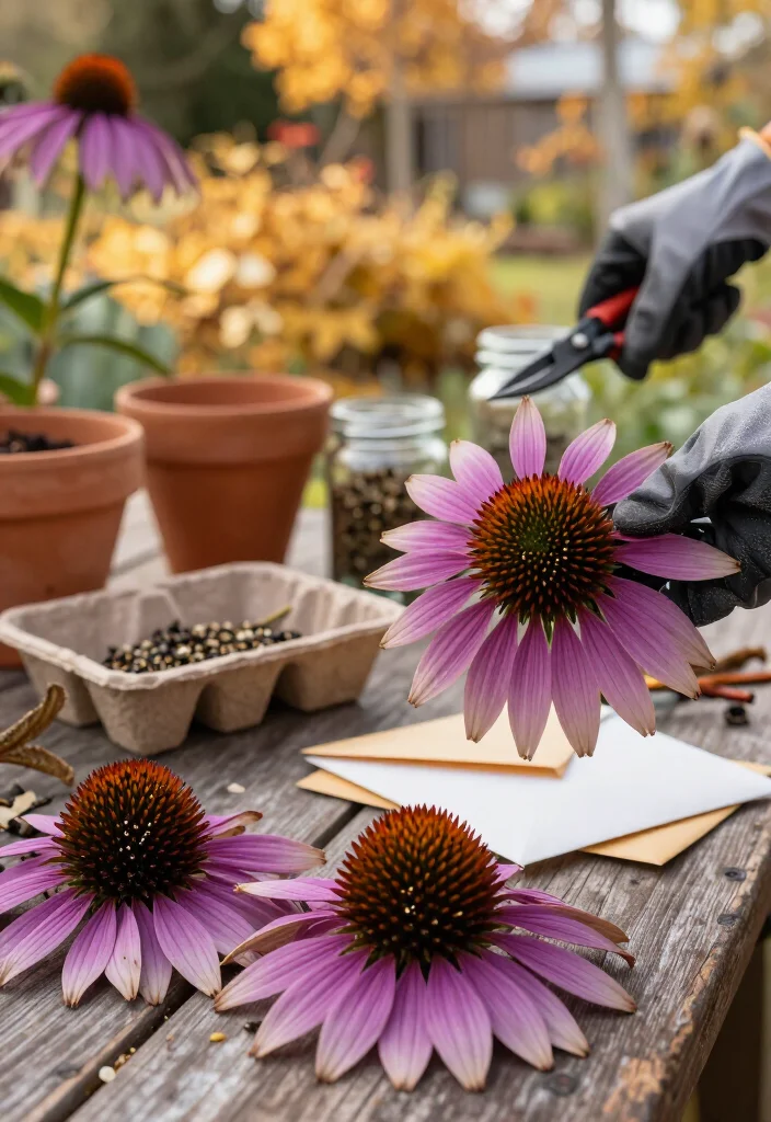 12 Flower Seeds to Collect Before September Ends (Save These Now for a Gorgeous Spring Garden!) - 7. Purple Coneflower Seeds: Save the Dry Cone Centers 1
