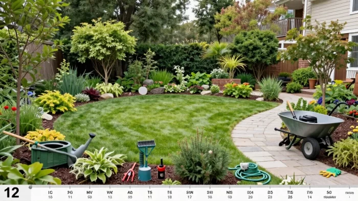 12-Month Landscape Maintenance Calendar: The Ultimate Yard-Care Checklist for a Beautiful Garden All Year!