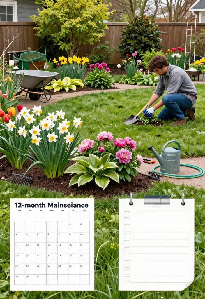 12-Month Landscape Maintenance Calendar: The Ultimate Yard-Care Checklist for a Beautiful Garden All Year! - April: Plant, Weed, and Build a Strong Spring Routine 1