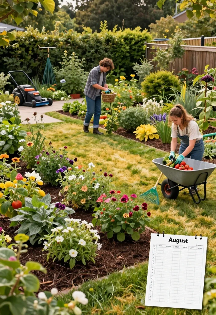 12-Month Landscape Maintenance Calendar: The Ultimate Yard-Care Checklist for a Beautiful Garden All Year! - August: Harvest, Refresh Containers, and Plan for Fall 1
