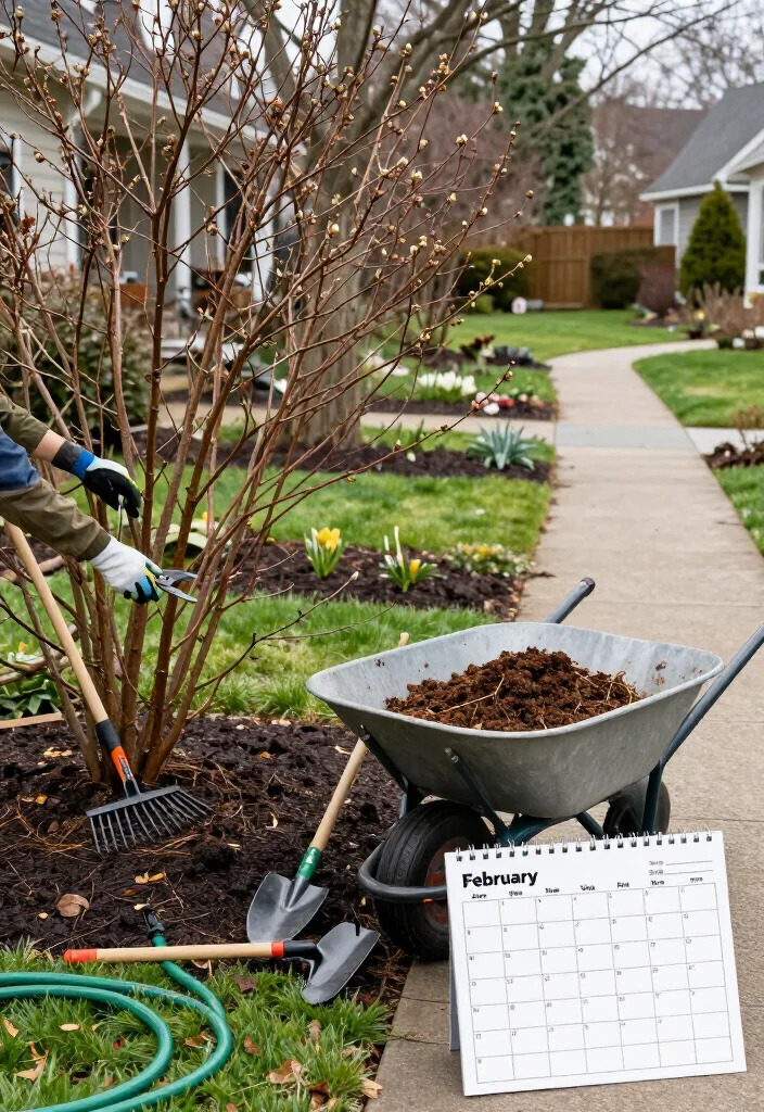 12-Month Landscape Maintenance Calendar: The Ultimate Yard-Care Checklist for a Beautiful Garden All Year! - February: Prune Carefully and Wake Up the Soil 1