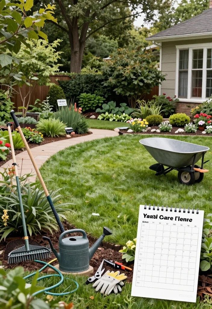 12-Month Landscape Maintenance Calendar: The Ultimate Yard-Care Checklist for a Beautiful Garden All Year! - Make the Calendar Work for Your Own Yard 1