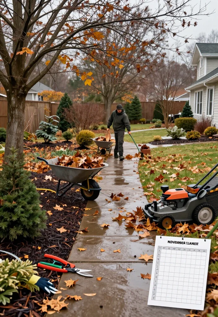 12-Month Landscape Maintenance Calendar: The Ultimate Yard-Care Checklist for a Beautiful Garden All Year! - November: Clear Safely and Prepare for Winter Weather 1