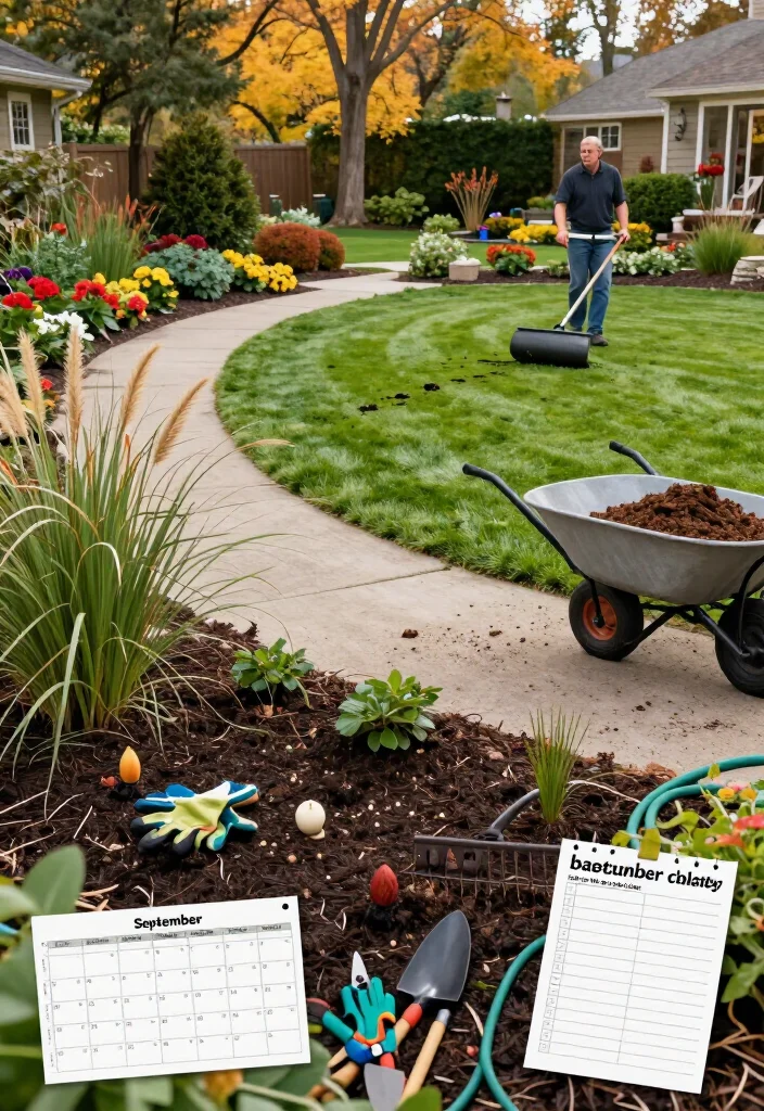 12-Month Landscape Maintenance Calendar: The Ultimate Yard-Care Checklist for a Beautiful Garden All Year! - September: Seed, Divide, and Repair Summer Damage 1