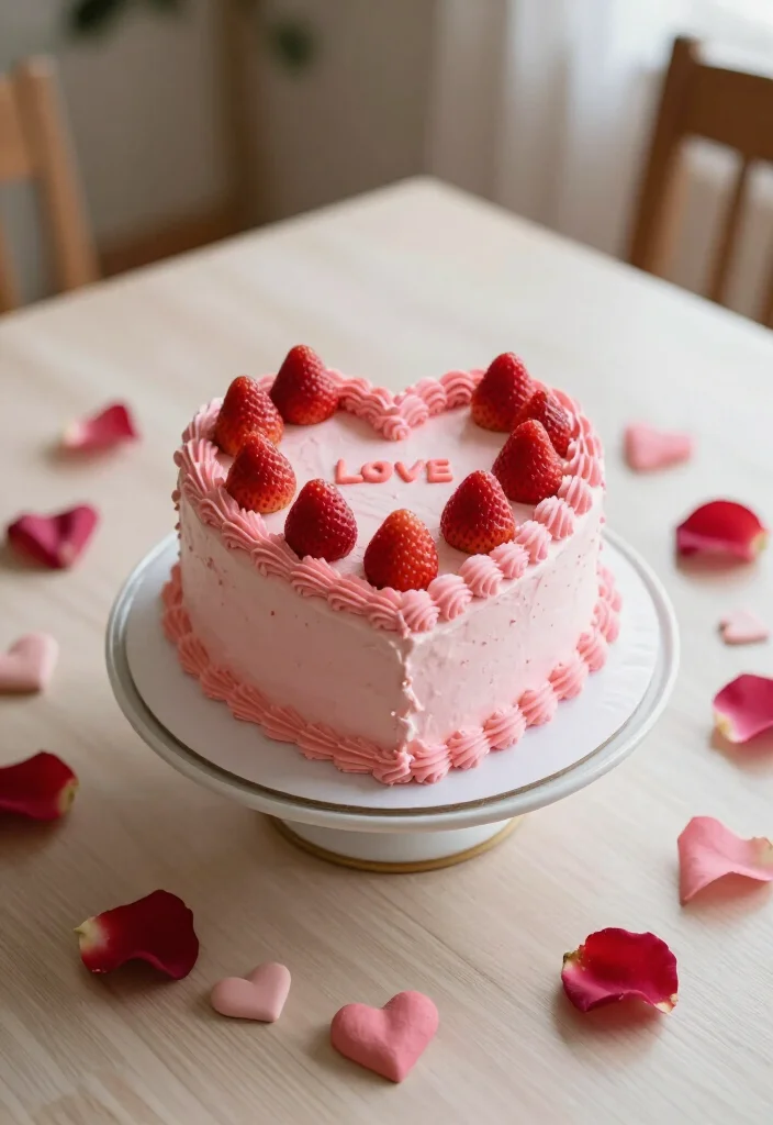 13 Adorable Valentine's Day Decor Ideas Under $50 (You Won't Believe #5!) 65 13 Adorable Valentine's Day Decor Ideas Under $50 (You Won't Believe #5!) - 12. Sweet Heart-Shaped Cakes 1