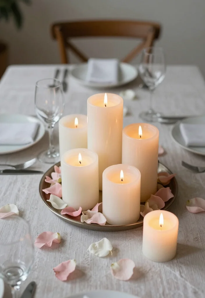13 Adorable Valentine's Day Decor Ideas Under $50 (You Won't Believe #5!) 13 13 Adorable Valentine's Day Decor Ideas Under $50 (You Won't Believe #5!) - 2. Romantic Candle Display 1