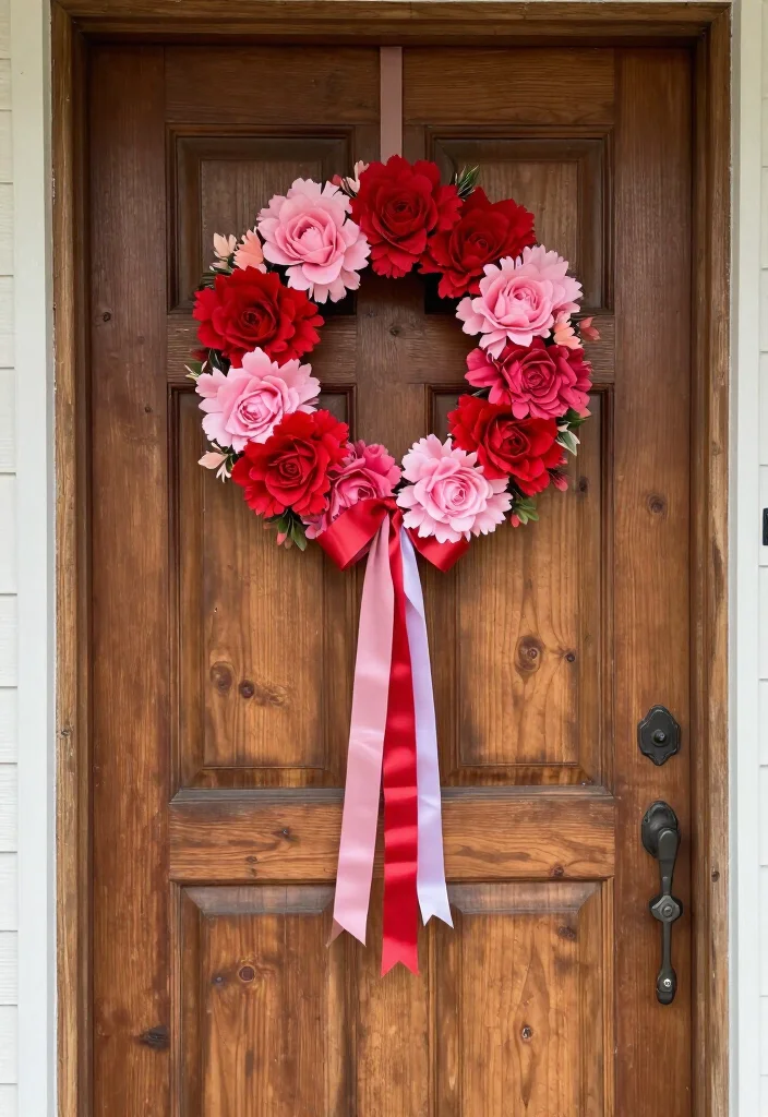 13 Adorable Valentine's Day Decor Ideas Under $50 (You Won't Believe #5!) 15 13 Adorable Valentine's Day Decor Ideas Under $50 (You Won't Believe #5!) - 4. Cute Heart Wreath 1