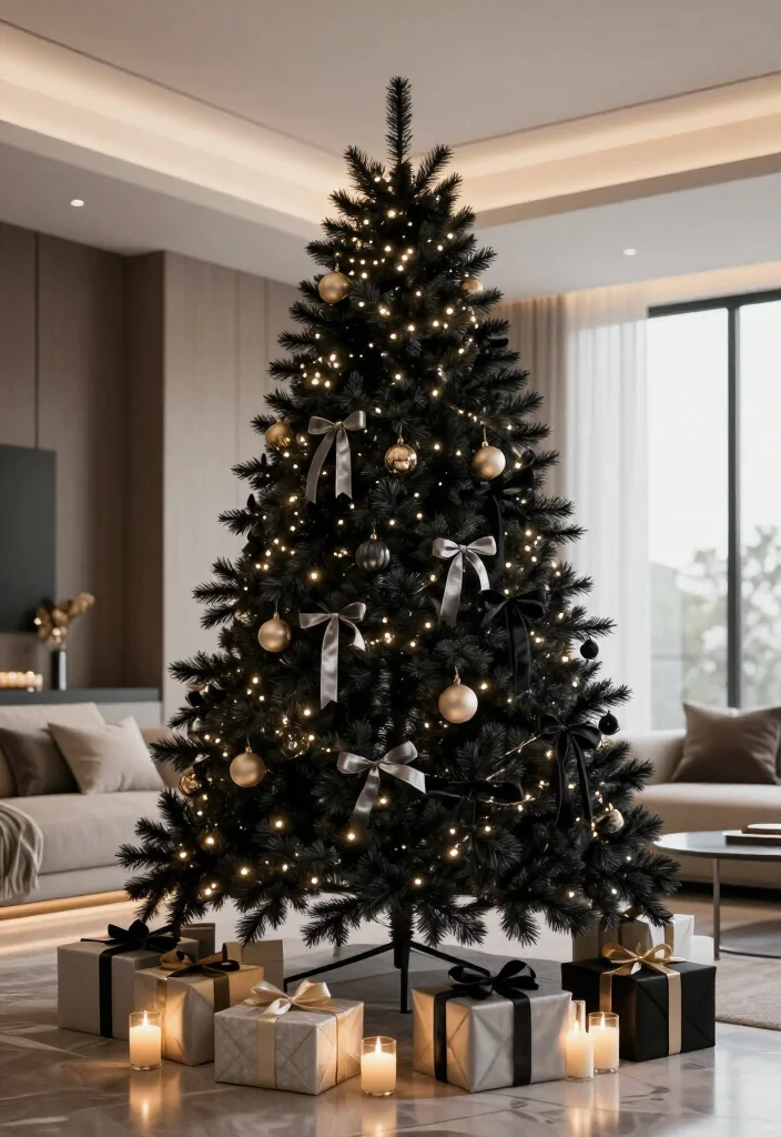13 Elegant Black Christmas Tree Ideas That'll Make Your Holiday Decor Look Instantly Luxurious - Conclusion: Let the Black Tree Set the Mood 1