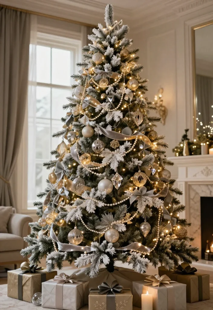 13 Flocked Christmas Tree Decorating Ideas That Look Straight Out of a Holiday Movie (Wait Until You See #7!) - Conclusion: Let the Snowy Branches Steal the Show 1