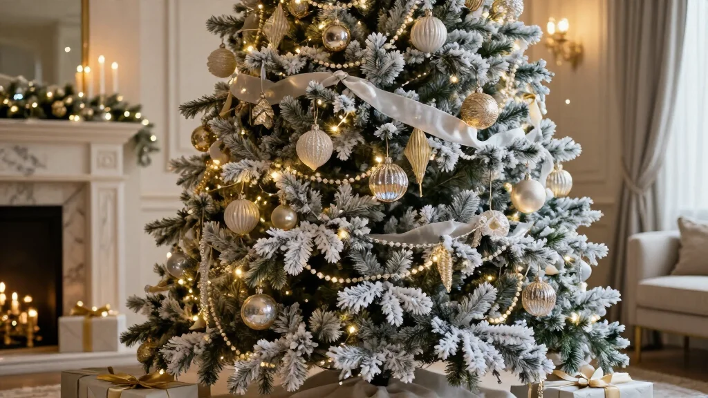 13 Flocked Christmas Tree Decorating Ideas That Look Straight Out of a Holiday Movie (Wait Until You See #7!)