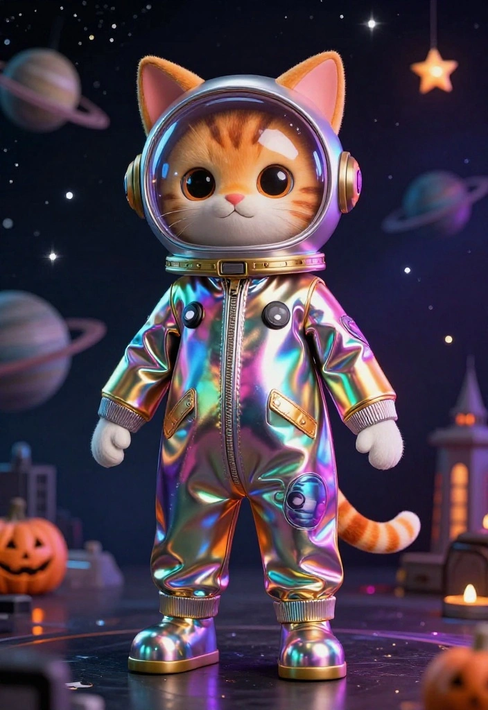 13 Genius Cat Halloween Costume Ideas That Will Make You Say 'Meow Wow!' - 7. Space Cat 1