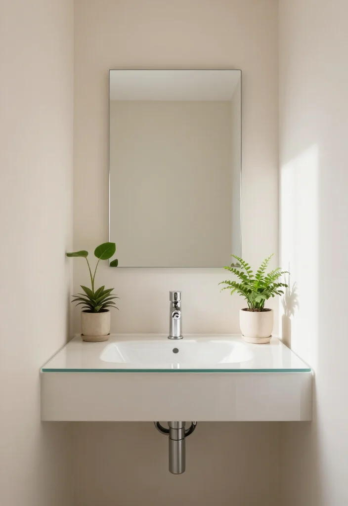 15 Best Small Bathroom Makeover Ideas on a Budget (You Won't Believe #7!) 44 15 Best Small Bathroom Makeover Ideas on a Budget (You Won't Believe #7!) - 11. Minimalistic Decor for a Clean Look 1